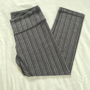 Lululemon Wunder Under Capri Legging | Luon | Black/Gray | Women's Size 6